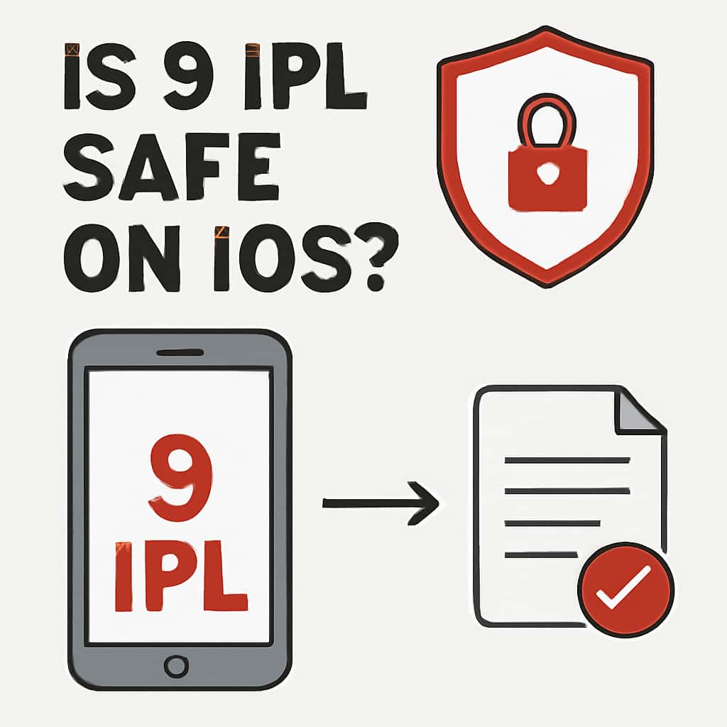 An educational illustration about 9 Ipl safety on iOS.