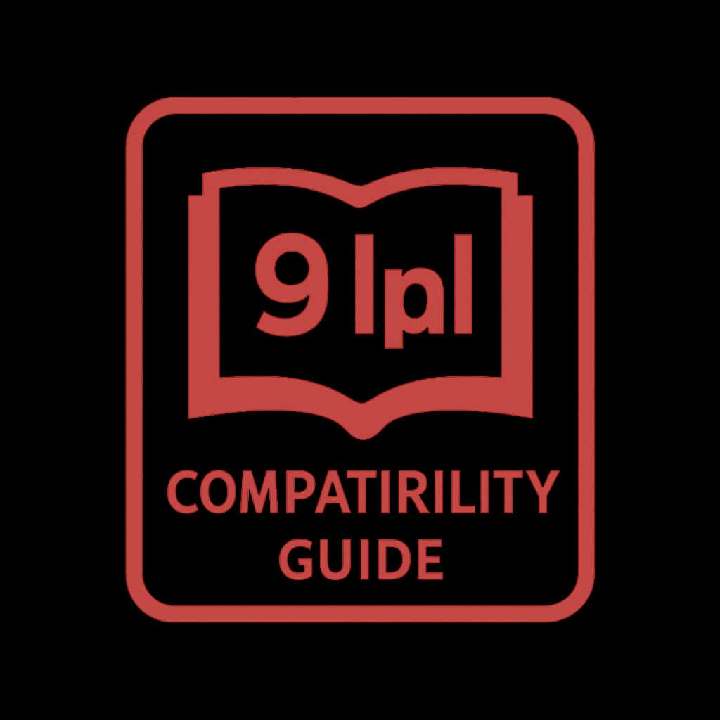 A simple badge indicating 9 Ipl compatibility guidelines.