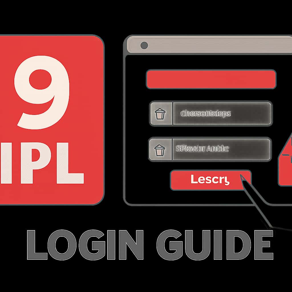 An educational illustration about accessing the 9 Ipl Login.
