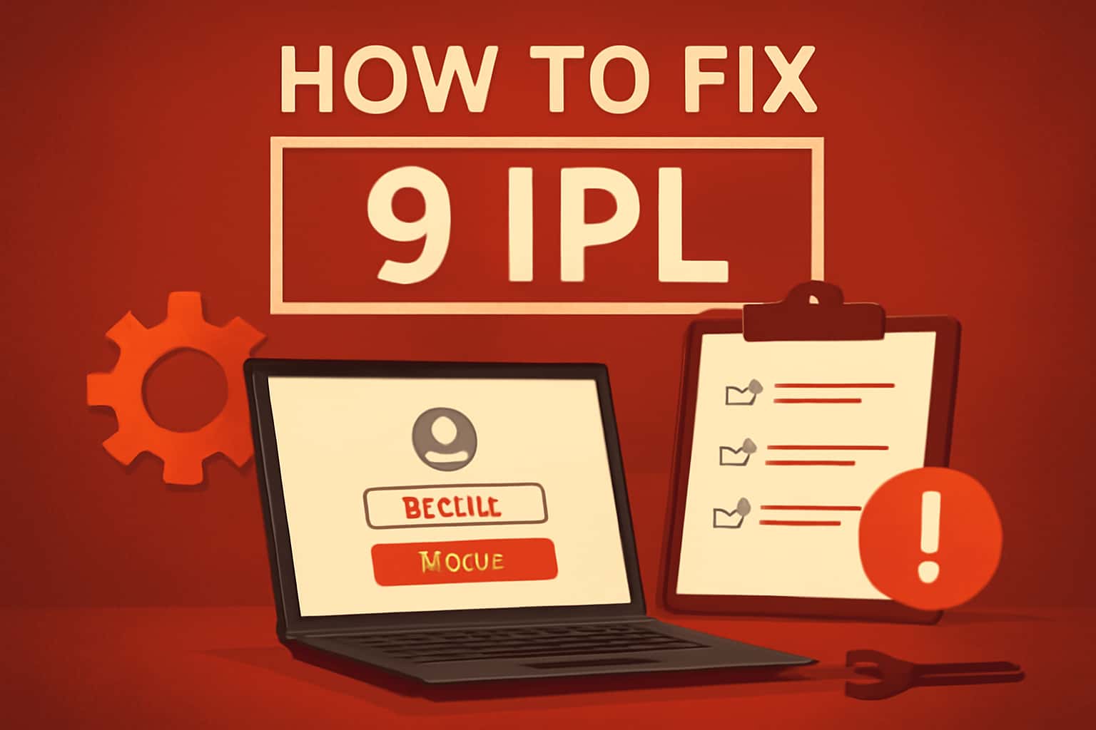 A technical support scene focused on resolving login issues for 9 Ipl.