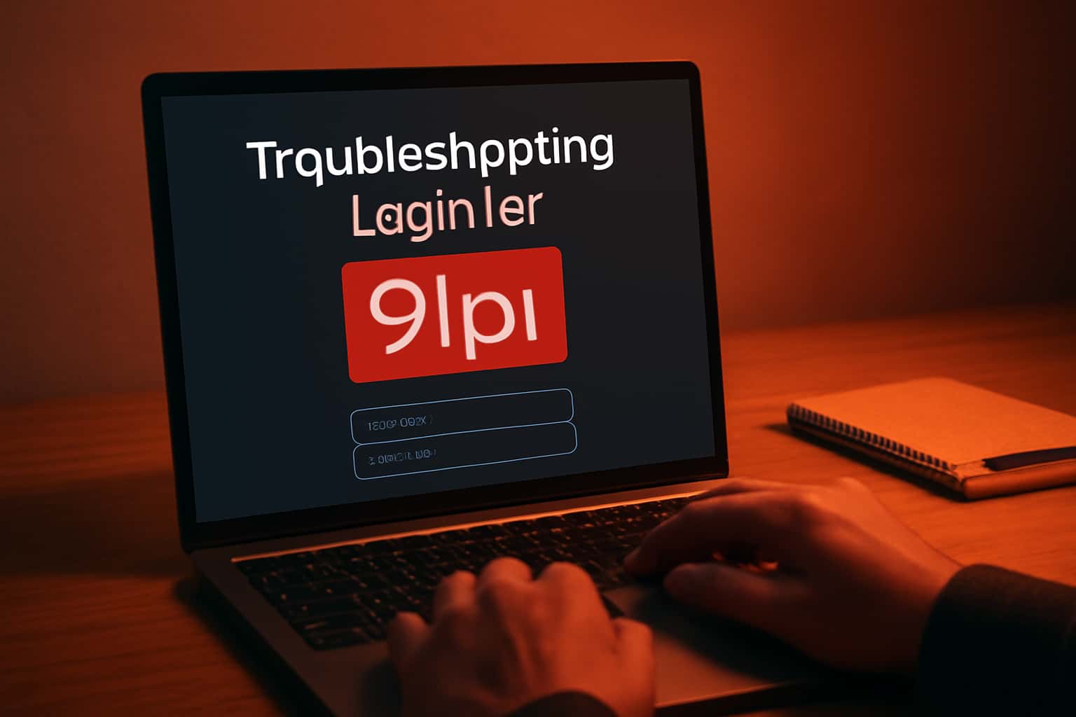 Image depicting troubleshooting for 9 Ipl login issues in a professional setting.
