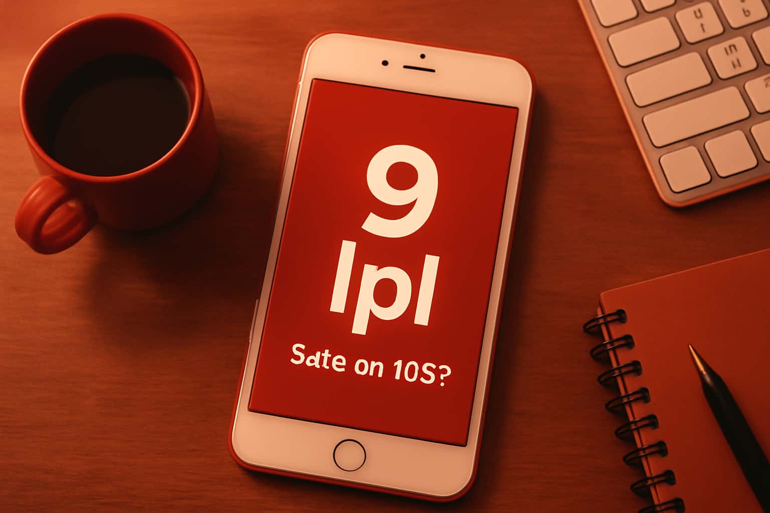 An informative scene about the safety of 9 Ipl on iOS devices.