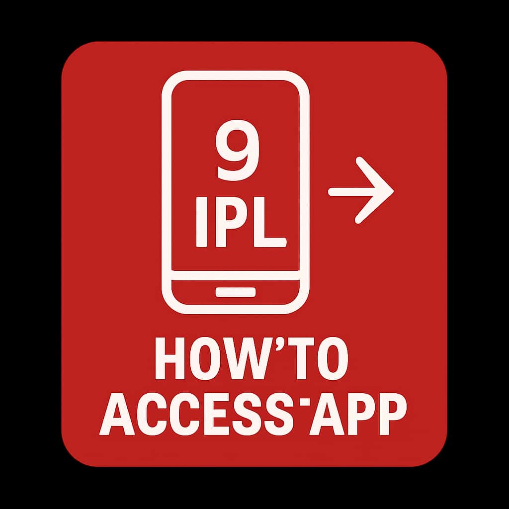 Icon representation for accessing the 9 Ipl app.